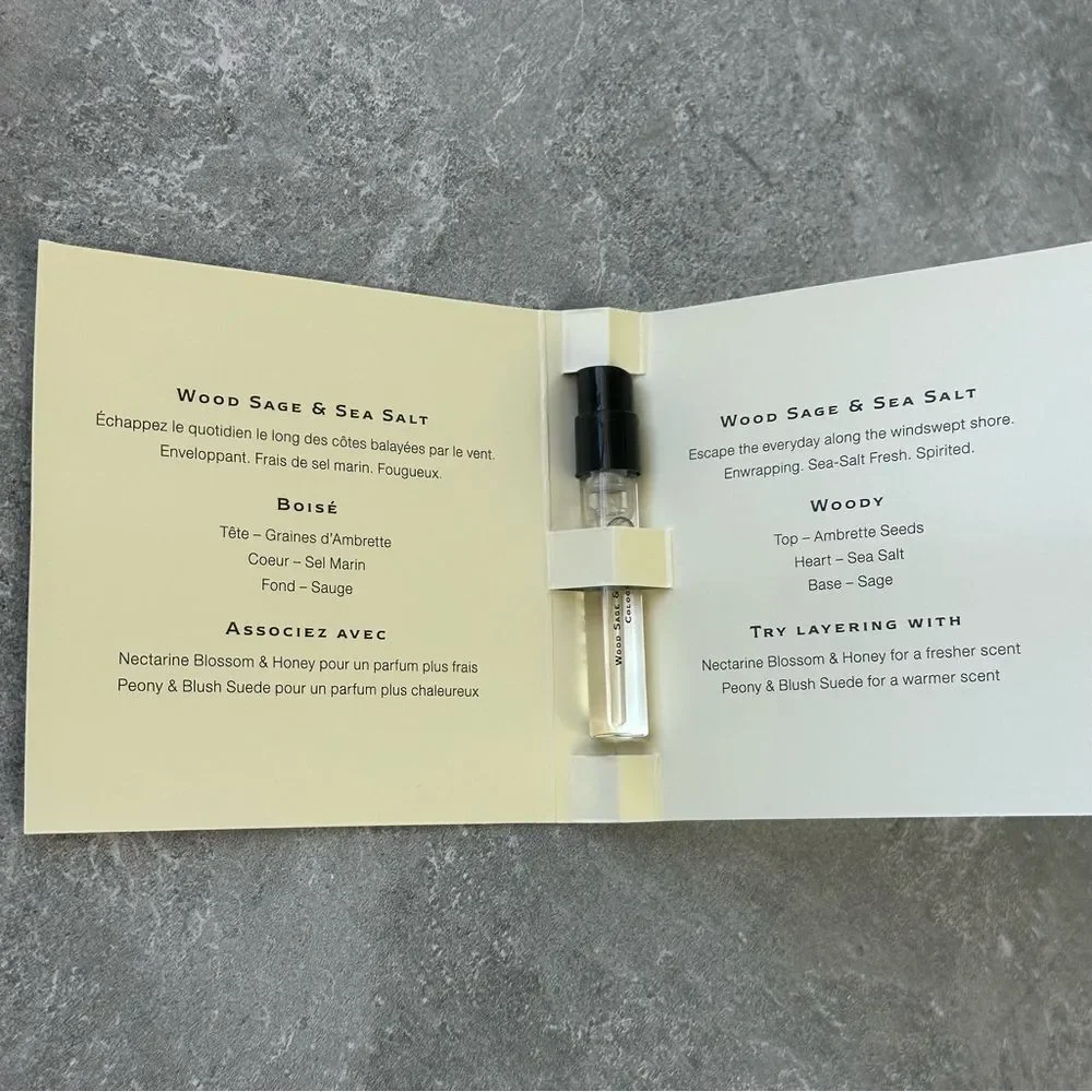 Jo Malone Wood Sage and Sea Salt Sample 1.5 ml